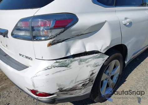 2012 Lexus Rx 350 from USA, damaged, VIN 2T2BK1BA8CC146036